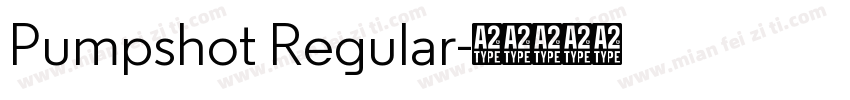 Pumpshot Regular字体转换